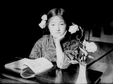 Japanese Girl with book (ca. 1925)